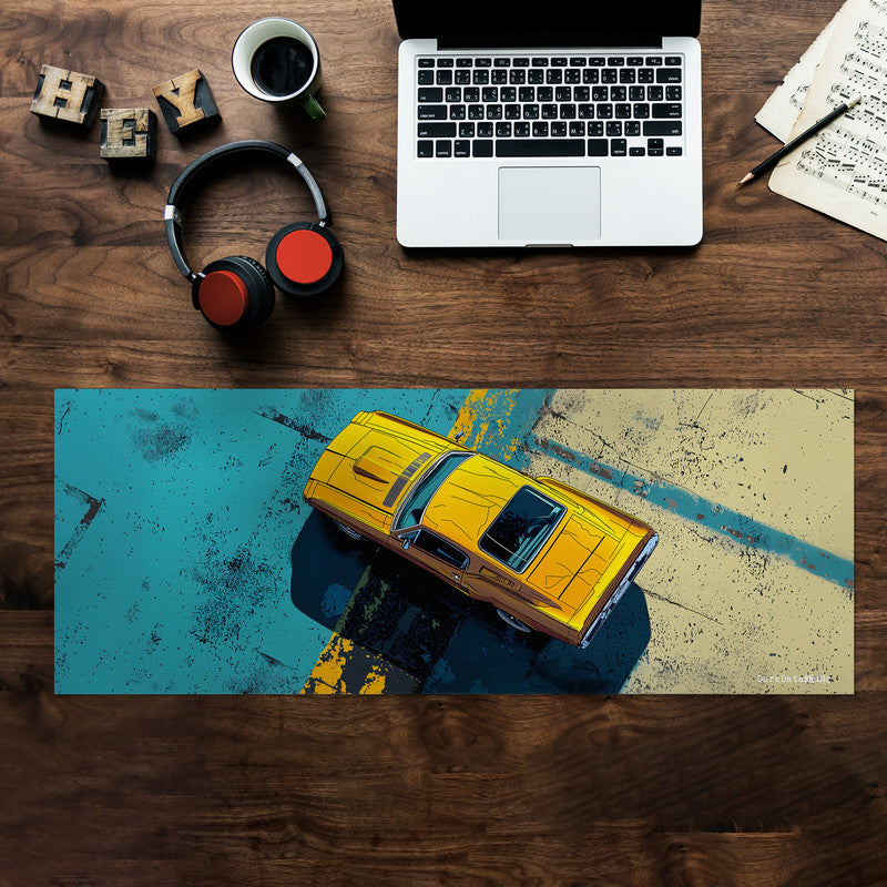 Ford Mustang 1967 Large Desk Pad by Wikus Schalkwyk