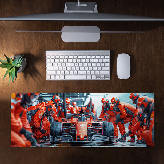 Formula One Red Team Large Desk Pad