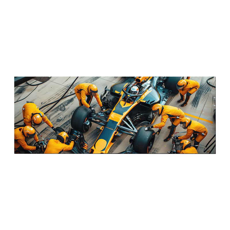 Formula One Yellow Team Large Desk Pad