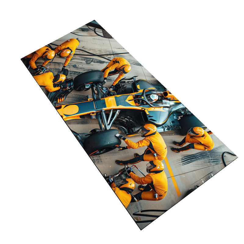 Formula One Yellow Team Large Desk Pad