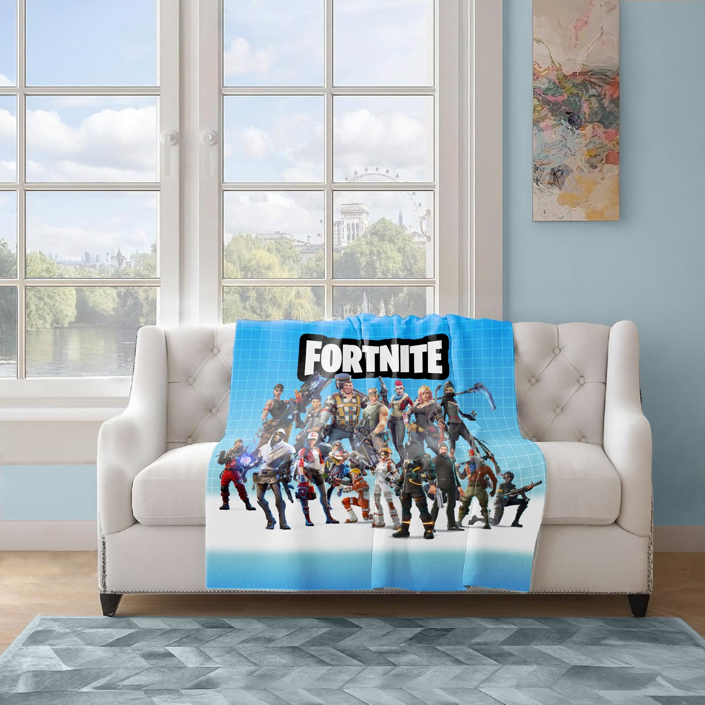 Fortnite Light Weight Fleece Blanket