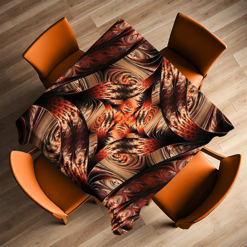 Fractured Realities Square Tablecloth