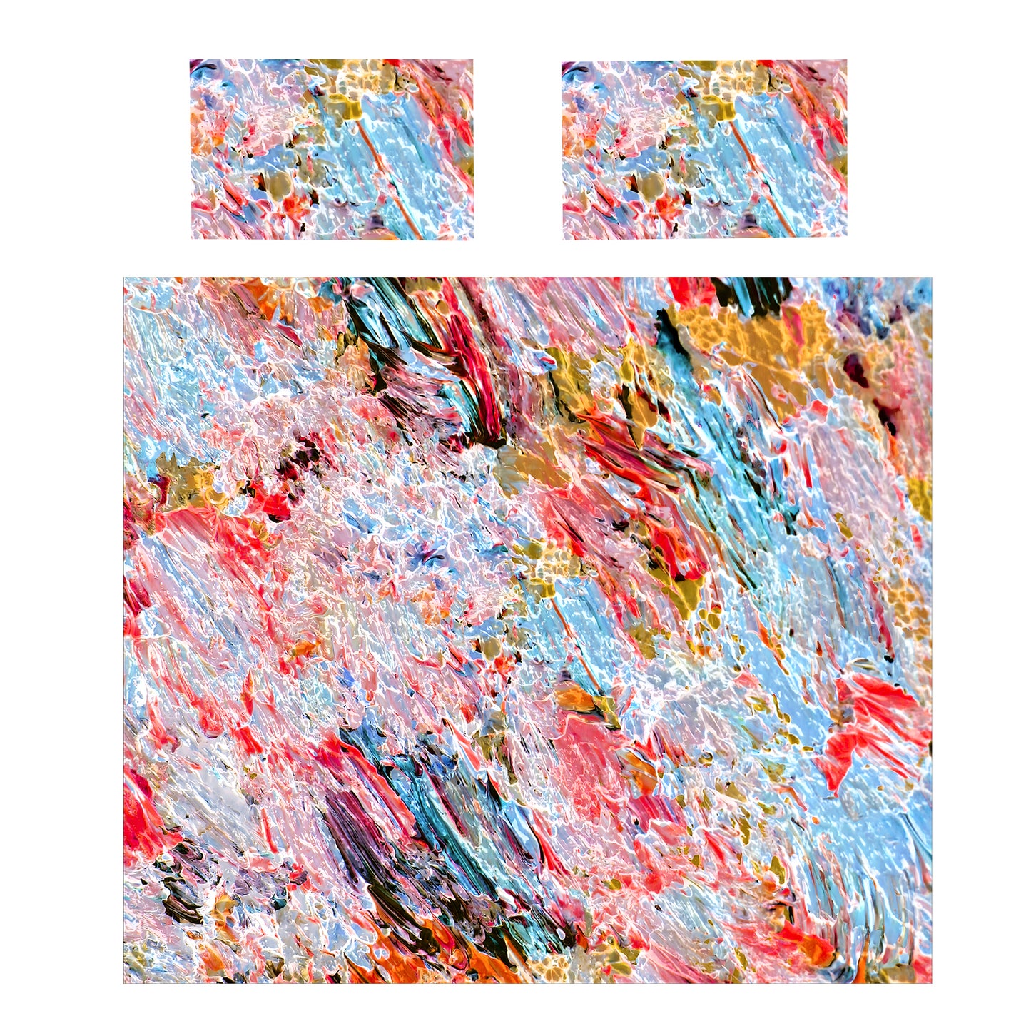 Fractured Harmony Duvet Cover Set