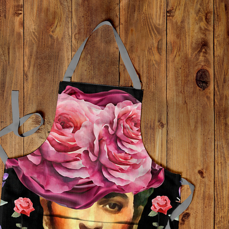 Frida Kahlo in The Orange Apron By Mark Van Vuuren