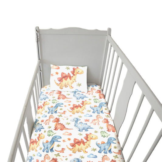 Friendly Dinosaurs Cot Set