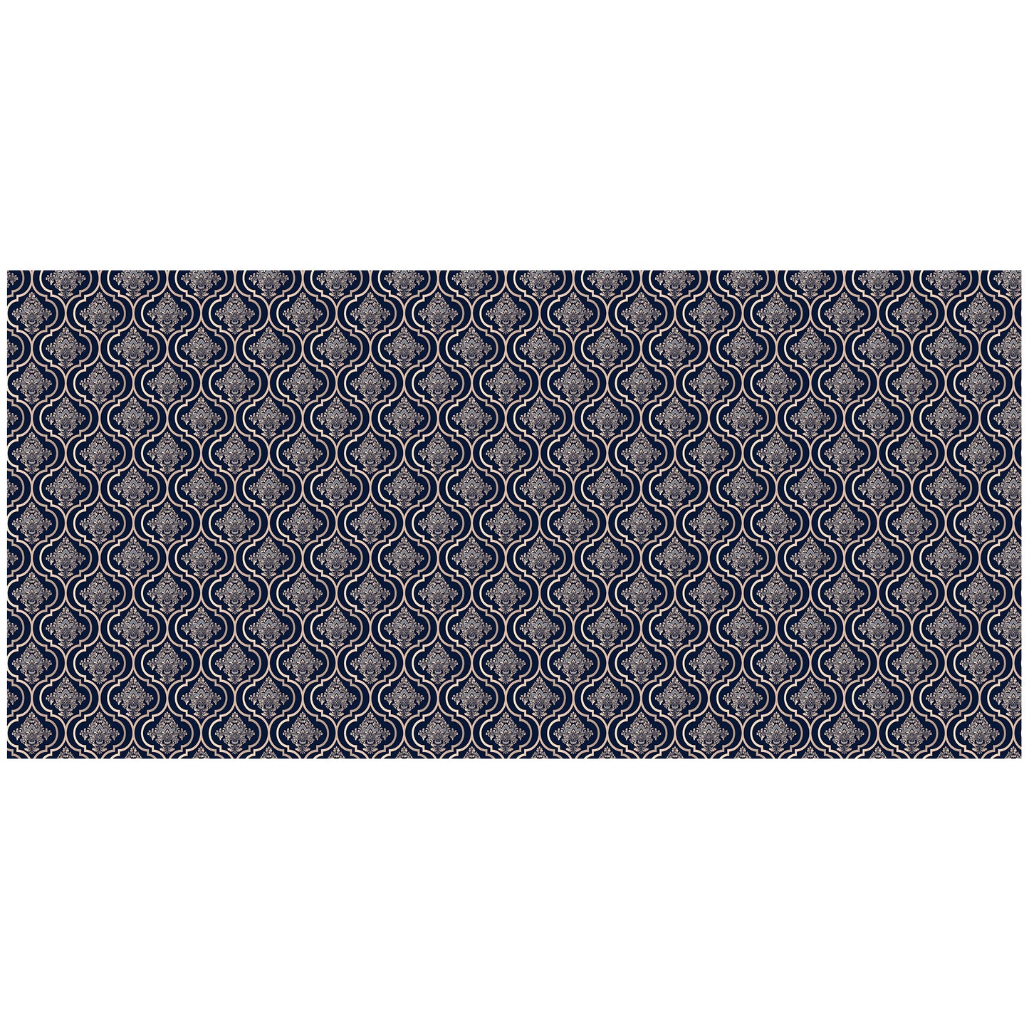 Fur Elise Pattern on Dark Background 3m Rectangle Tablecloth