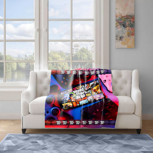 GTA Light Weight Fleece Blanket