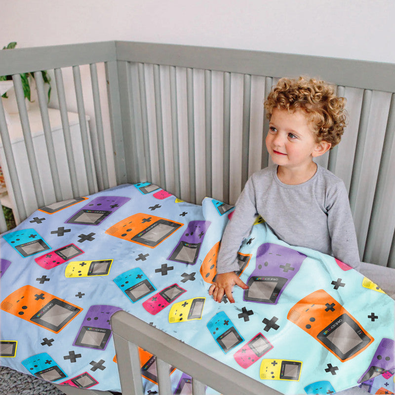 Game Boy Blue Cot Set