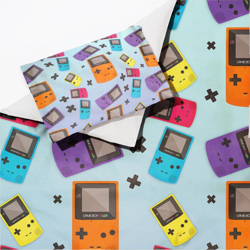 Game Boy Blue Cot Set