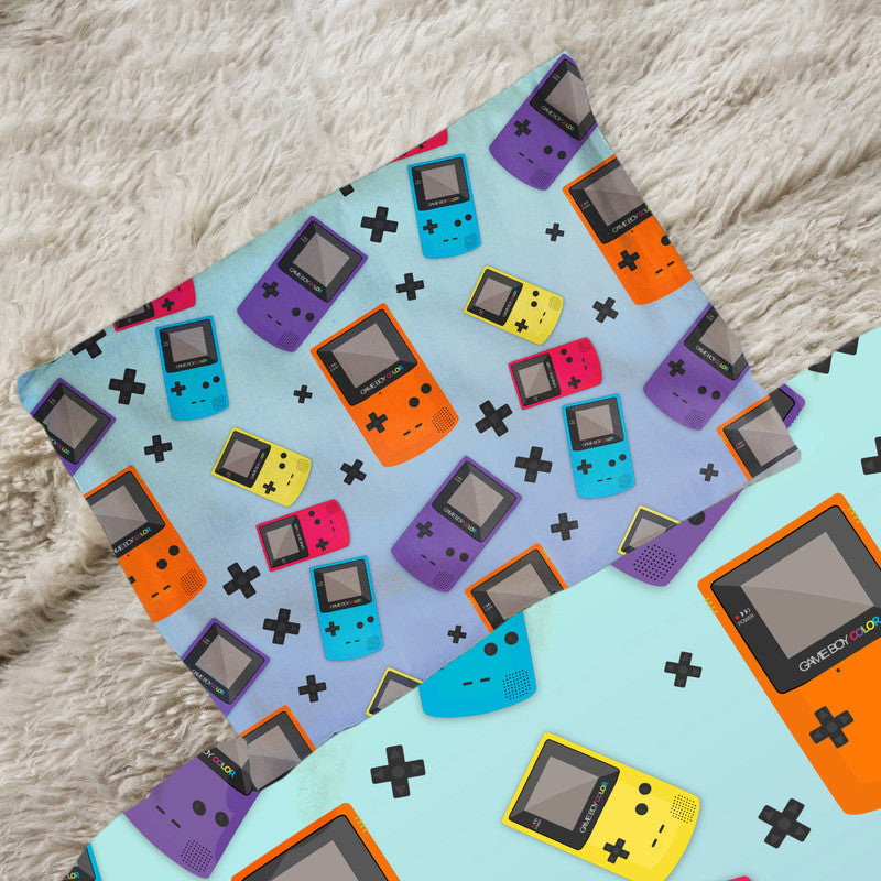 Game Boy Blue Cot Set
