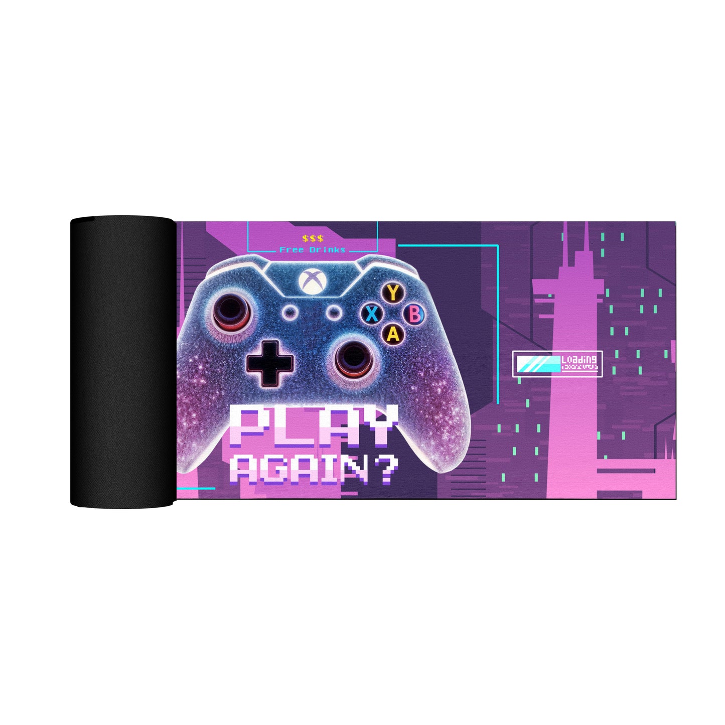 Gaming Play Again Desk Pad