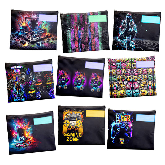 Gaming Subject Savvy Book Bags Set of 9