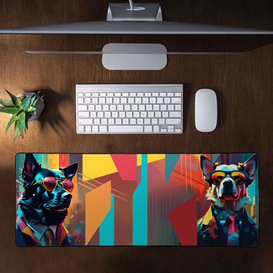Gangster Dogs Large Desk Pad