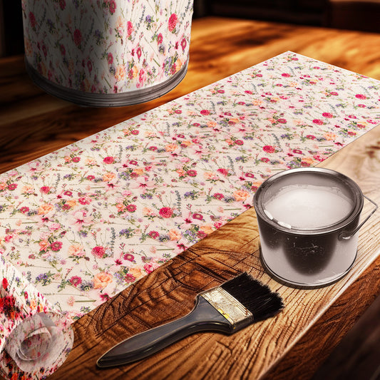 Garden Creche Drum Decoupage