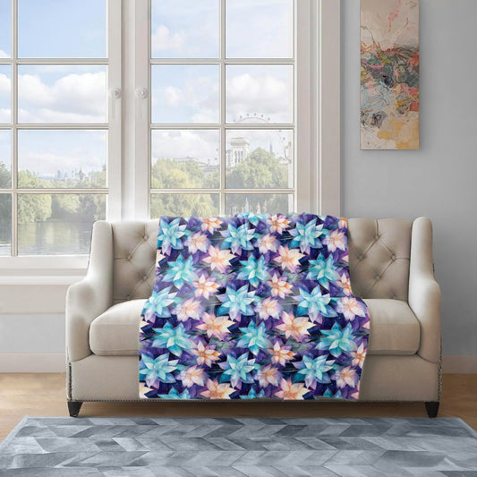 Garden Stars Light Weight Fleece Blanket