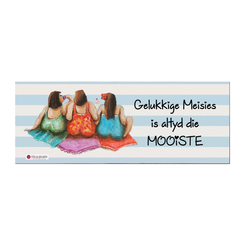 Gelukkige Meisies Desk Pad by Stella Bruwer