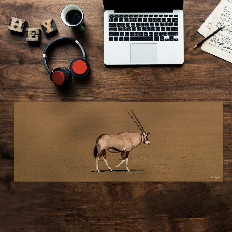 Gemsbok Nossob Desk Pad by Fanie Heymans