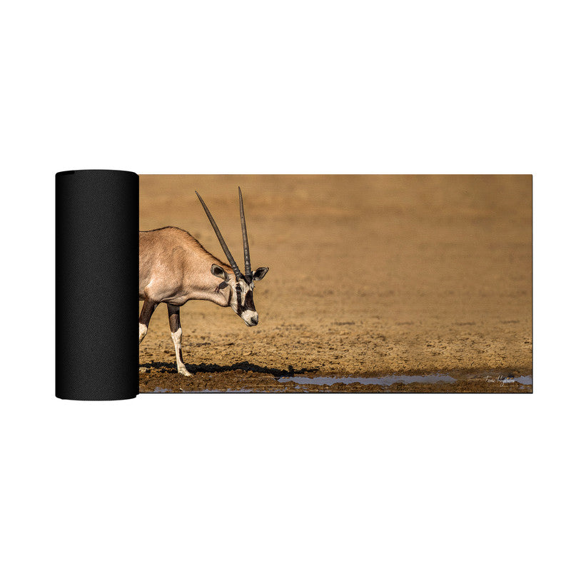 Gemsbok Oryx Desk Pad by Fanie Heymans