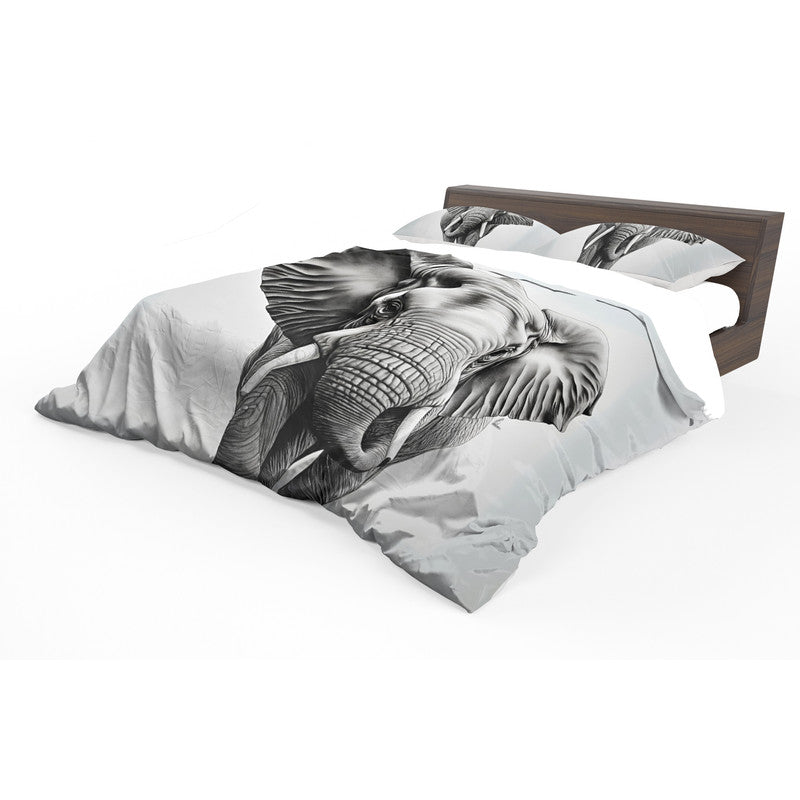 Gentle Giant Elephant Duvet Cover Set by Nathan Pieterse
