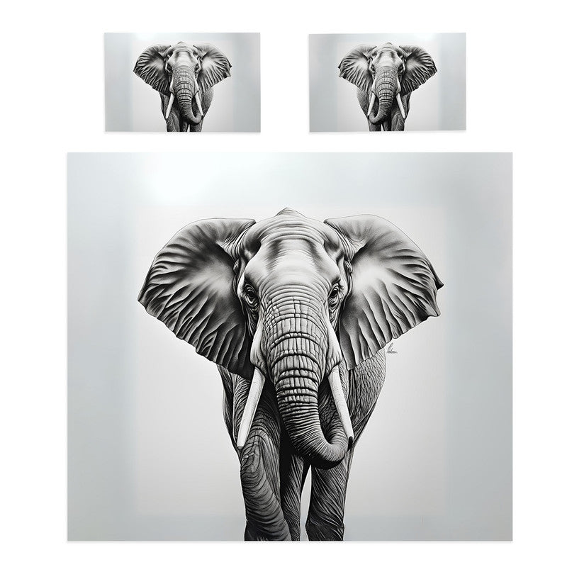 Gentle Giant Elephant Duvet Cover Set by Nathan Pieterse