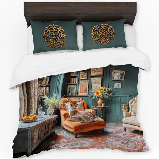 Gentle Fawn Duvet Cover Set