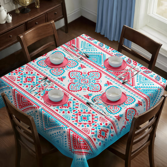 Geometric Beauty Square Tablecloth