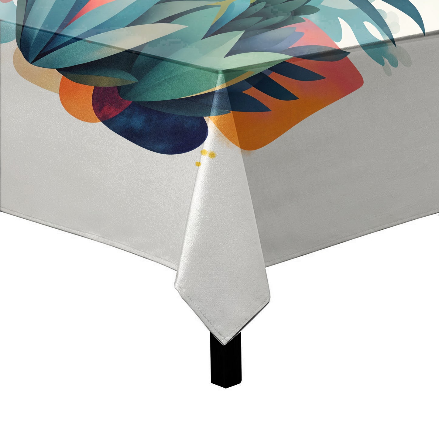 Geometric Protea Mirage Square Tablecloth