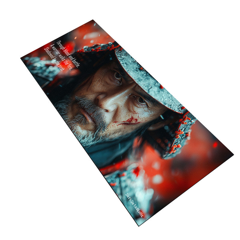 Ghost Of The Shogun Large Desk Pad by Wikus Schalkwyk