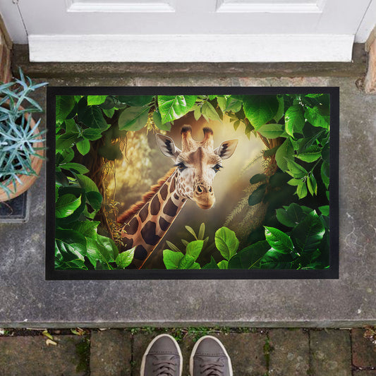 Giraffe Jungle Door Mat