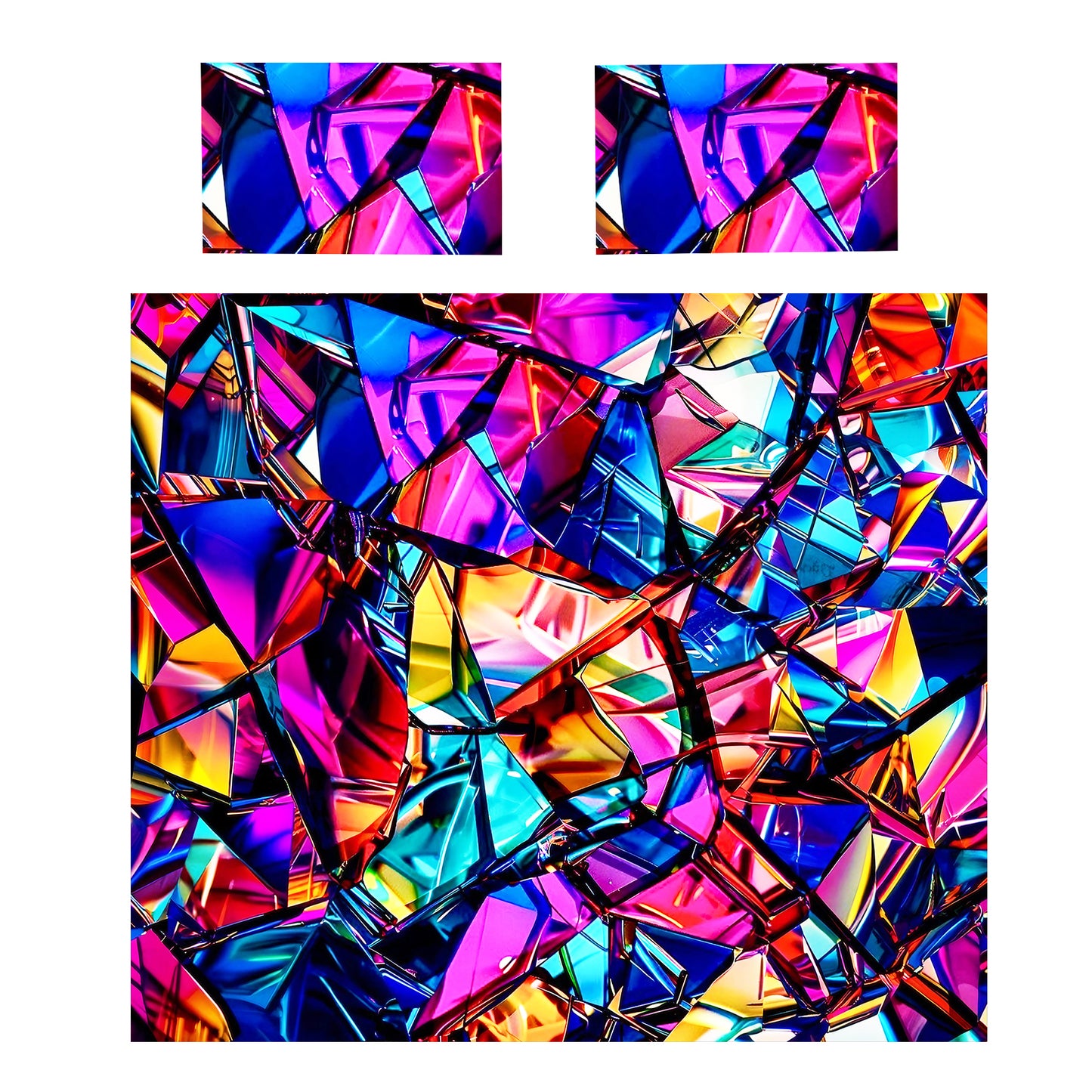 Glass Mosaic Duvet Cover Set