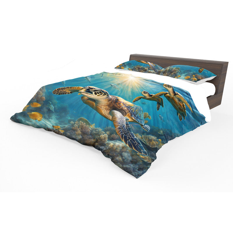 Gliding Serenity Duvet Cover Set by Nathan Pieterse