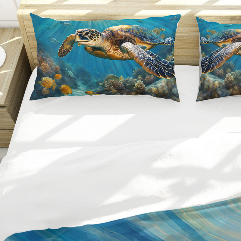 Gliding Serenity Duvet Cover Set by Nathan Pieterse