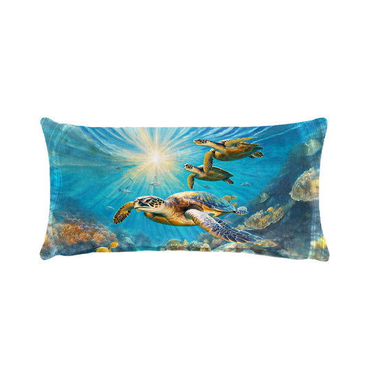 Gliding Serenity Oblong Luxury Scatter by Nathan Pieterse