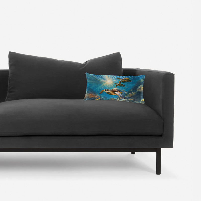 Gliding Serenity Oblong Luxury Scatter by Nathan Pieterse