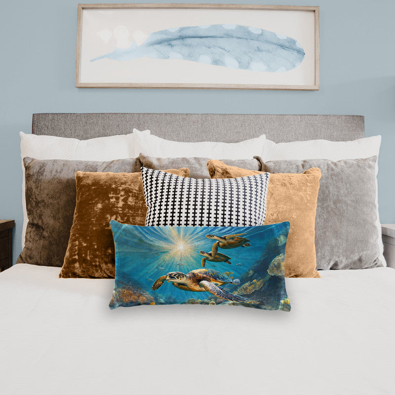 Gliding Serenity Oblong Luxury Scatter by Nathan Pieterse