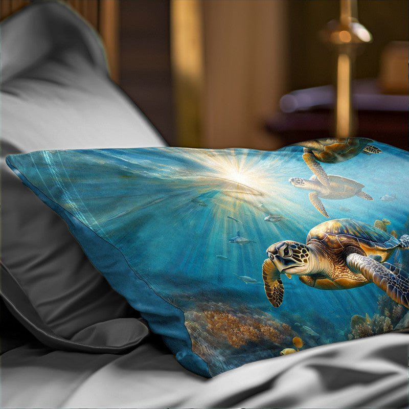 Gliding Serenity Oblong Luxury Scatter by Nathan Pieterse