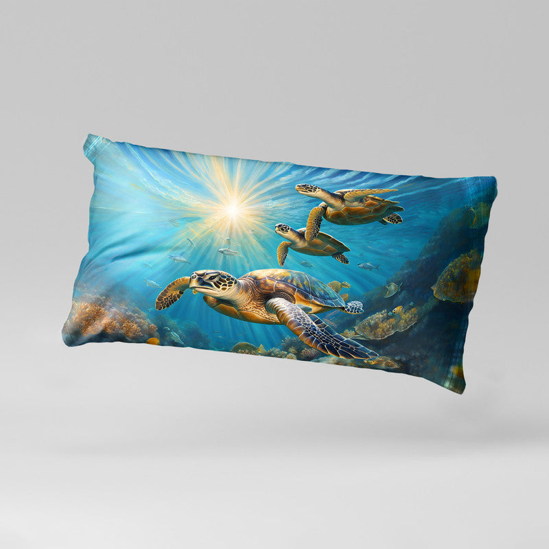 Gliding Serenity Oblong Luxury Scatter by Nathan Pieterse