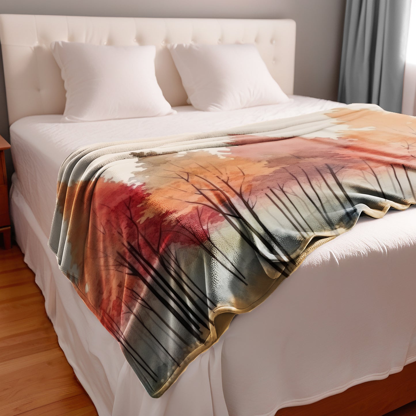 Glorious Autumn Light Bed Throw