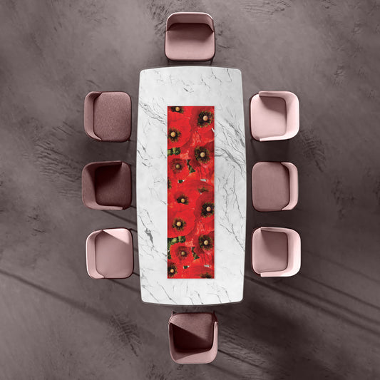 Glorious Red 160cm Table Runner