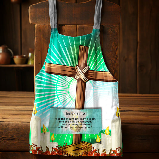 God My Mountain Medium Length Apron