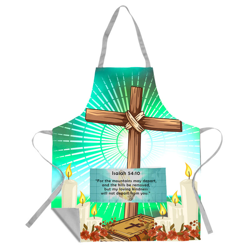 God My Mountain Medium Length Apron