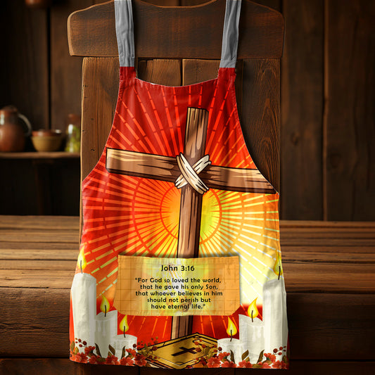 God's Love Medium Length Apron