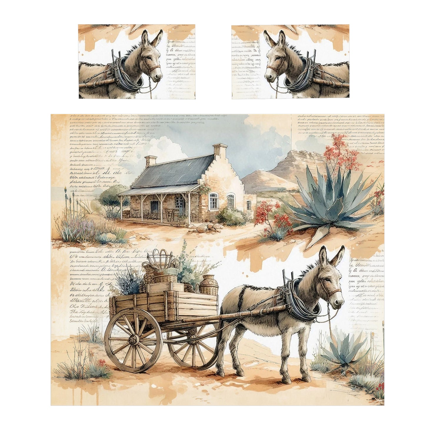 Going to Town Duvet Cover Set