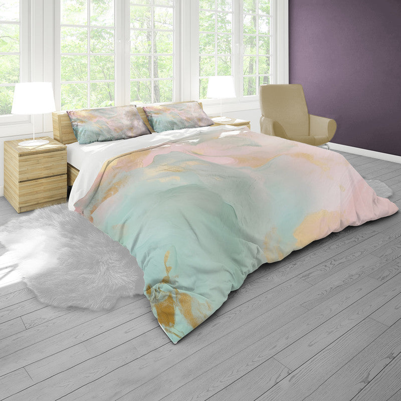Gold Shadow Duvet Cover Set