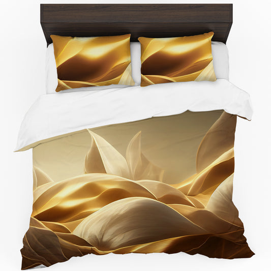 Gold Leaf Duvet Cover Set