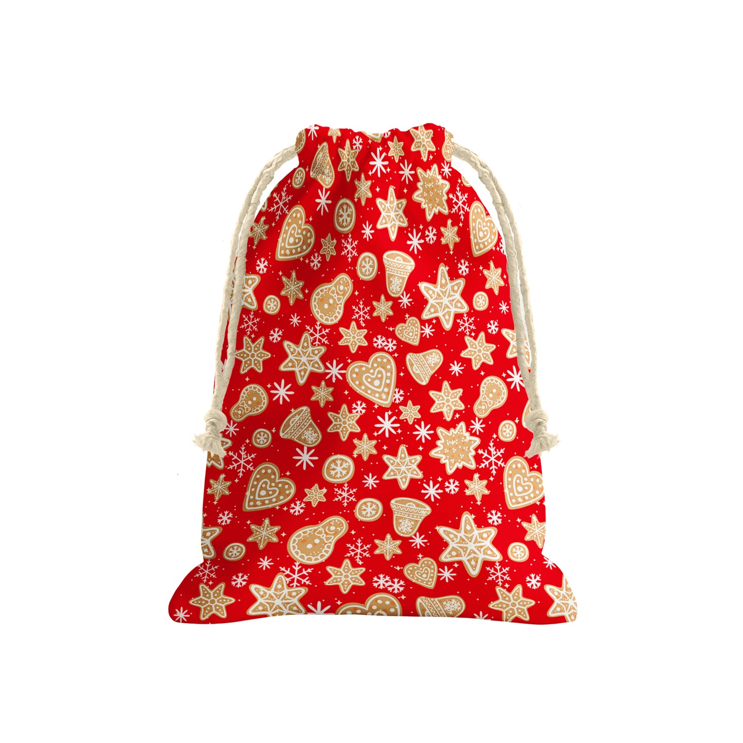 Gold and Red Christmas Gift Bag (Set of 3)