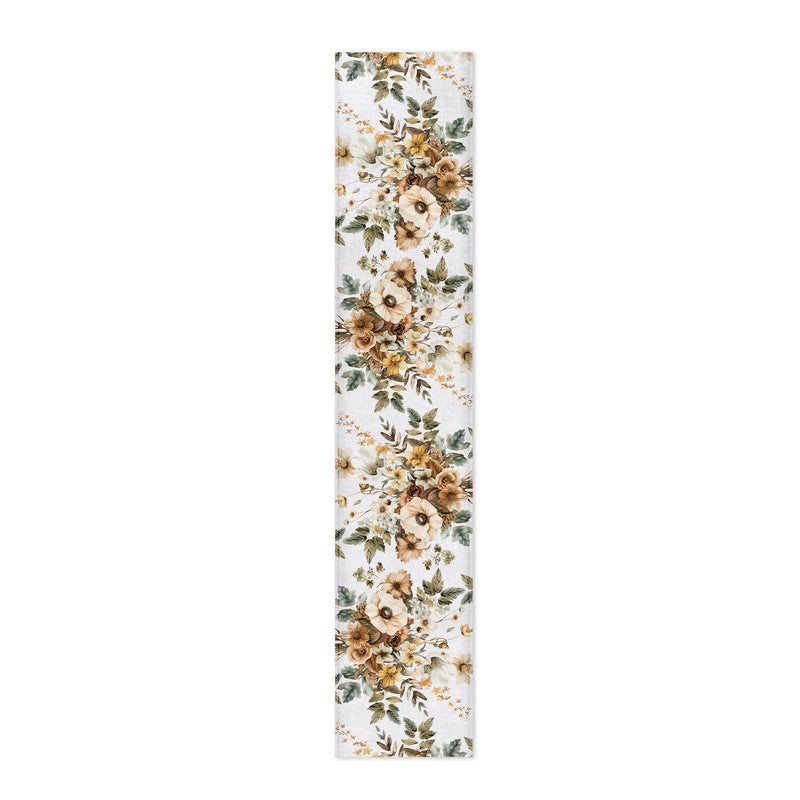 Golden Brown Poppy Bouquet Table Runner By Mark Van Vuuren