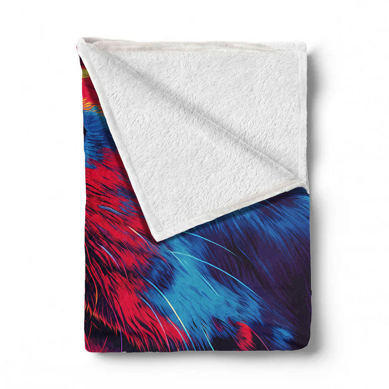 Golden Chill Light Weight Fleece Blanket by Wikus Schalkwyk