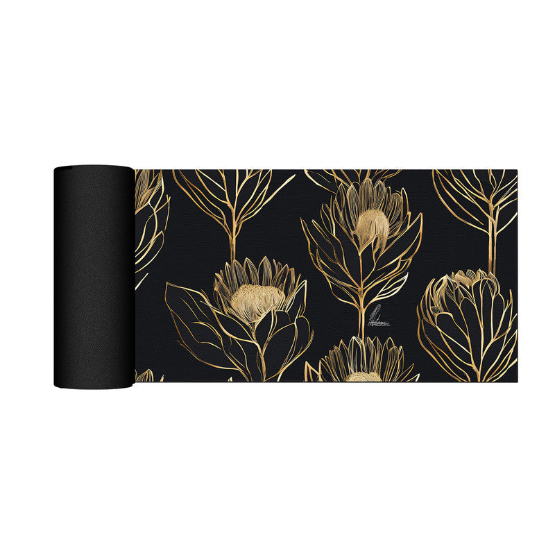 Golden Protea Large Desk Pad by Nathan Pieterse