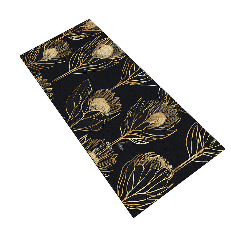 Golden Protea Large Desk Pad by Nathan Pieterse